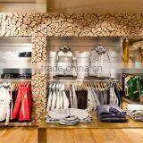 ME03 2016 Unique Wood Clothing Display Clothes Display Rack in Store Design for Garments thumbnail-3