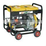 Small Power 5 kw Electric Star Diesel Generator With Wheel