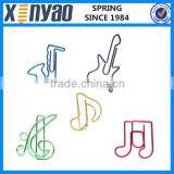 2015 promotional gifts OEM design fancy different kinds shape lovely music Saxophone shaped paper clip