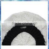 Cable Knit Beret Hat for Girls/old Girls Beret Hat/white Beret Hats thumbnail-4