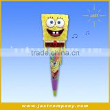 Top Quality 3D Custom Sponge Bob Plastic Talking pen