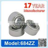 684 ZZ RS Miniature Ball Bearing Deep Groove Ball Bearing thumbnail-1
