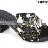 Csb7199 2016 Fashion Fancy Pattern Single Shoes Shining Material for Party Bling Bling Shoes to Match Fashion Women Shoes thumbnail-1
