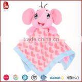 ICTI SEDEX Factory Top Quality Cute Promotional Baby Plush Comforter Blanket Quality Choice thumbnail-1