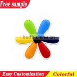 Colorful Windmill Flower Design Soft Clogs Charms thumbnail-1