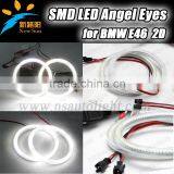 105MM LED Angel Eyes SMD3014 102pcs Leds 9-16V DC High Brightness Full Circle Halo Ring Angel Eyes for BMW E46 2D