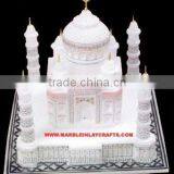 Alabaster White Marble Taj Mahal Modal thumbnail-1