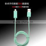 Wholesale Universal Colorful Fast Charging Led Usb Cable for Android Micro USB Data Cable thumbnail-3