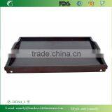 Lacquered Black Bamboo Bed Tray , Breakfast Desk With Foldable Legs thumbnail-4