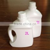 2L and 3L white HDPE plastic dishwashing liquid bottles for sale