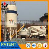 Truck Trailed Mobile Concrete Batch Plant Price