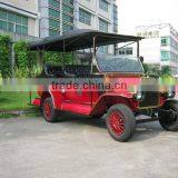 4 Wheel Drive 8 Seater Electric Sightseeing Vintage Tourist Car thumbnail-4