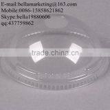 OPS Clear Plastic Lid Dome With Hole, Disposable Lid for 12-22 oz Paper Cup thumbnail-3