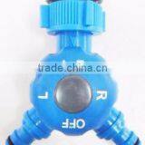 3/4"-1" 2-Way Snap-in Plastic Quick Coupling Garden Hose Connector thumbnail-2