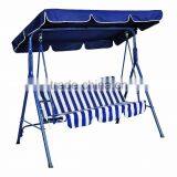 264001 Outdoor Patio Steel Fabric Hammock Swings With Canopy thumbnail-2