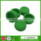 Colorful Reusable Silicone Beer Bottle Caps,Silicone Beer Saver Wine Bottle Stopper thumbnail-3