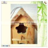 Fancy String Hanging Door Flower Cut Wood Birdhouses thumbnail-2