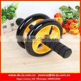 Double Wheels Foot Hand Abdominal Exerciser thumbnail-1