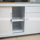 Steel 3 Drawer Cabinet Pedestal 3 Drawer Mobile Caddy With ABS Tambour Door Cabinet thumbnail-3