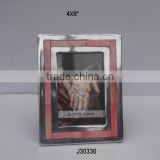 Aluminium Photo Frame with Mirror polish Red Bone mosaic