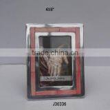 Aluminium Photo Frame With Mirror Polish Red Bone Mosaic thumbnail-1