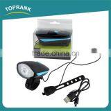 New Design Micro Usb Rechargeable Front Bike Lights With Speaker thumbnail-1
