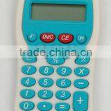 Desktop Different Colors Plastic Pocket Electronic Calculator With Lanyard thumbnail-1