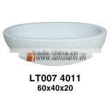 Vietnam Manufacturer Rustic Commercial Round White Sink thumbnail-1