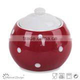 Ceramic Stoneware Small Sugar Pot