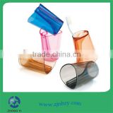 Blazing Color Plastic Toothbrush Holder and Water Cup