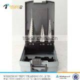 3 Pieces HSS Step Drill Set With Straight Flute thumbnail-1