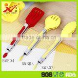 BWB02-04 Factory Price Stainless Steel Silicone Kitchen Food Tong thumbnail-1