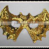 Sequins Bat Mask for Paty