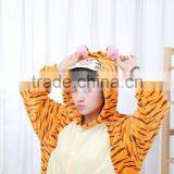 Flannel Cartoon Adult Animal Jumpsuit Animal Pajamas Jumpsuit Jump Tiger Design thumbnail-4