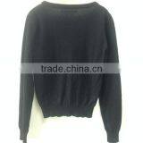 Women's V-neck no Hand Feeling Reactive Printing 100% Cotton Cardigan Sweater thumbnail-2