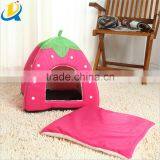 Wholesale Popular Strawberry Shaped Soft Pet Dog Bed thumbnail-4