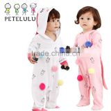 Rubbit With Pom Pom Cartoon Baby Pijamas Children Pajama Animal