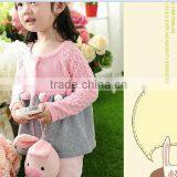 Wholesale Latest Kids Girls Pink Bolero Cardigan Sweater thumbnail-3