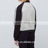 Fashion Womens Bomber Jacket Custom Casual Fitness Womens Coat Outwear thumbnail-4