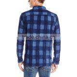 2016 Winter Latest Wholesale Long Sleeve Flannel Plaid Shirt thumbnail-2