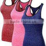 Slub 85% Polyester 15% Spandex Womens Dry Fit Tank Top thumbnail-1