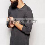 2016 China Manufacturers Summer Men Short Sleeve Double Sided Zipper100coton t Shirt thumbnail-4