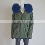 Myfur High Quality Removable Faux Fur Lining Matched Color Raccoon Fur Hood thumbnail-3