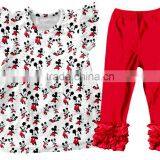 Silk Milk Summer Children Sleeveless Outfit Back to School Sets Summer Girls Outfit thumbnail-2