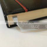 2017/2018 Planner Custom Die-cut Tab Notebook Hardcover PU Leather Emboss/deboss Logo thumbnail-3