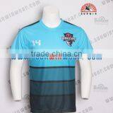 Latest Plain Sports Teamwear 2017 Summer Short Sleeve Soccer Jersey Thailand thumbnail-1