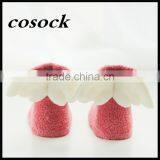 Rainbow Color Baby Clothes Little Angel Fuzzy Non-slip Socks for Newborn Infant thumbnail-6