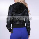 Women's Pu Quilted Fauxleather Moto Biker Jackets #LPU0509 thumbnail-2
