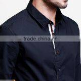 Fashion Men Beautiful Shirt Fancy Dress Shirt for Men Stitching thumbnail-3