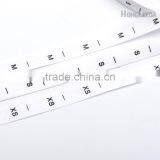 Natural Bleach White COTTON Size Label Clothing Print Tags Silk Screen Garment Tags XS-XXXL thumbnail-2